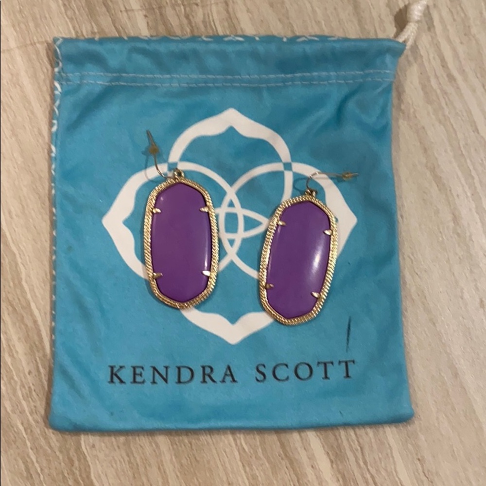 Purple Kendra Scott Earrings